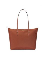 LAUREN RALPH LAUREN Torebka 431916737051 Brązowy. Brązowe shopper bag Lauren Ralph Lauren, bez wzorów, z materiału, bez dodatków. Za 639.99 zł.