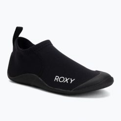 Buty neoprenowe damskie ROXY Prologue Toe ReefBoot. Czarne buty treningowe Roxy, bez wzorów, z neoprenu, bez zapięcia, do pływania. Za 119.99 zł.