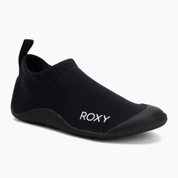 Buty neoprenowe damskie ROXY Prologue Toe ReefBoot. Czarne buty treningowe Roxy, bez wzorów, z neoprenu, bez zapięcia, do pływania. Za 119.99 zł.