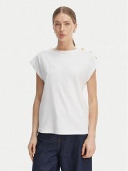 Marciano Guess T-Shirt G6GI04 K3505 Biały Regular Fit. Białe t-shirty Marciano Guess, m, z aplikacjami, z bawełny, bez kołnierzyka, bez ramiączek. Za 289.99 zł.