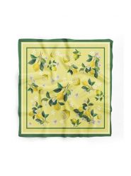 Lucky Bees Chusta w kolorze żółto-zielonym - 55 x 55 cm rozmiar: onesize. Zielone chusty Lucky Bees, bez wzorów, z materiału. Za 21.99 zł.