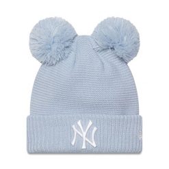 Czapka New Era. Niebieskie czapki zimowe New Era, bez wzorów. Za 149.99 zł.
