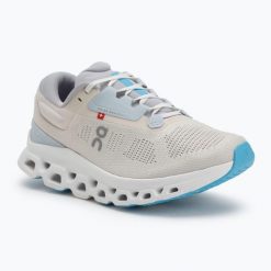 Buty do biegania damskie On Cloudstratus 3 cream/arctic. Brązowe buty do biegania On, bez wzorów, z gumy, bez zapięcia, do biegania. Za 755.15 zł.
