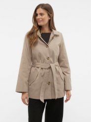 Vero Moda Kurtka przejściowa Chelsea 10300845 Brązowy Regular Fit. Brązowe kurtki Vero Moda, m, bez wzorów, z syntetyku, bez kaptura. Za 159.99 zł.