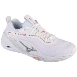 Buty do piłki ręcznej Mizuno Wave Stealth Neo Ii X1GB240125 białe. Białe buty treningowe bez wzorów, z dzianiny, bez zapięcia, do piłki ręcznej, mizuno wave. Za 693.49 zł.