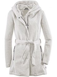 Killtec Parka polarowa "Frydara" w kolorze białym rozmiar: 40. Białe płaszcze Killtec, bez wzorów, z polaru, bez kaptura. Za 180.49 zł.