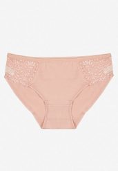 Różowe Bawełniane Majtki Figi o Klasycznym Fasonie Venalice. Czerwone figi Renee, z aplikacjami, z bawełny. Za 9.99 zł.