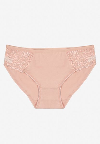 Różowe Bawełniane Majtki Figi o Klasycznym Fasonie Venalice. Czerwone figi Renee, z aplikacjami, z bawełny. Za 9.99 zł.