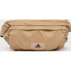 Adidas Performance nerka kolor beżowy. Brązowe nerki i saszetki adidas Performance, bez wzorów, z materiału, bez dodatków. W wyprzedaży za 119.99 zł.