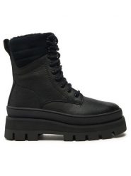 Clarks Botki Orianna 2 Hike 26178880 Czarny. Czarne botki Clarks, bez wzorów, ze skóry, bez obcasa, na płaskiej podeszwie, bez zapięcia. Za 579.99 zł.
