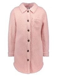 B.Nosy Płaszcz pluszowy w kolorze jasnoróżowym rozmiar: 116. Różowe płaszcze B.Nosy, bez wzorów, bez kaptura. Za 82.99 zł.