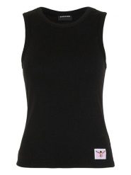 Chiemsee Top w kolorze czarnym rozmiar: XL. Czarne topy Chiemsee, xl, bez wzorów, z bawełny, bez kołnierzyka, bez ramiączek. Za 80.45 zł.