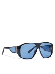 Guess Okulary przeciwsłoneczne GU00135 Czarny. Czarne okulary przeciwsłoneczne Guess, z aplikacjami, z tworzywa sztucznego, plastikowe. Za 419.99 zł.