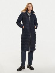 Tommy Hilfiger Kurtka puchowa Heritage WW0WW43601 Granatowy Regular Fit. Niebieskie kurtki Tommy Hilfiger, s, bez wzorów, z puchu, bez kaptura. Za 849.99 zł.