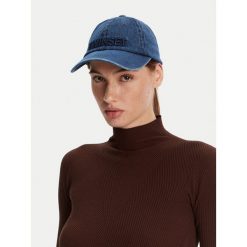 Czapka z daszkiem TWINSET. Niebieskie czapki z daszkiem Twinset, bez wzorów. Za 259.99 zł.