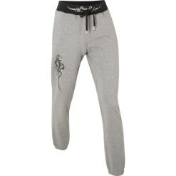 Spodnie sportowe, długie bonprix jasnoszary melanż. Spodnie dresowe marki bonprix. Za 99.99 zł.