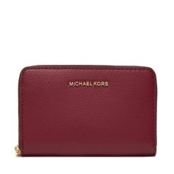 Portfel MICHAEL Michael Kors. Czerwone portfele MICHAEL Michael Kors, bez wzorów. Za 369.99 zł.