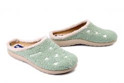 INBLU ET-33 020 verdino, kapcie damskie. Zielone kapcie Inblu, bez wzorów, z tkaniny. Za 80.99 zł.