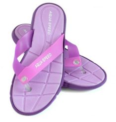 Japonki basenowe damskie Aqua Speed Bali. Czerwone japonki Aqua-Speed, bez wzorów, z materiału. Za 36.99 zł.