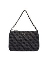Guess Torebka PW7561 P6274 Czarny. Czarne kopertówki Guess, z aplikacjami, z materiału, wizytowe, bez dodatków. Za 264.99 zł.