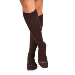 Długie skarpety uciskowe 3/4 z wełny merynosów brązowe. Brązowe skarpetki OEM, bez wzorów, z wełny. W wyprzedaży za 92.32 zł.