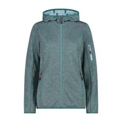 Bluza damska turystyczna CMP 30H5856. Zielone bluzy CMP, xl, bez wzorów, sportowe, bez ramiączek, bez kaptura. Za 274.00 zł.