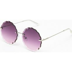 Okulary przeciwsłoneczne lenonki - Żółty. Okulary przeciwsłoneczne marki Cropp. Za 34.99 zł.