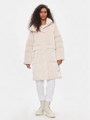 Calvin Klein Jeans Kurtka puchowa J20J222172 Écru Oversize. Kurtki Calvin Klein Jeans, na zimę, m, bez wzorów, z jeansu, bez kaptura. Za 849.99 zł.