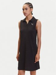 Puma Sukienka codzienna Ess Elevated 685029 Czarny Relaxed Fit. Czarne sukienki Puma, na co dzień, xl, bez wzorów, z bawełny, bez kołnierzyka, bez ramiączek, proste. Za 199.99 zł.