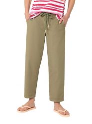 Timezone Spodnie w kolorze khaki rozmiar: W25. Brązowe spodnie materiałowe Timezone, bez wzorów, z materiału. Za 109.26 zł.