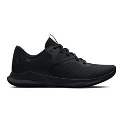 Buty treningowe damskie Under Armour W Charged Aurora 2. Czarne buty do biegania Under Armour, bez wzorów, bez zapięcia. Za 254.99 zł.