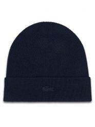 Lacoste Czapka RB5983 Granatowy. Niebieskie czapki zimowe Lacoste, bez wzorów, z wełny. Za 284.99 zł.