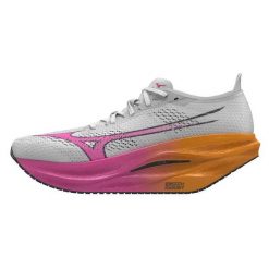 Buty do biegania Mizuno Wave Rebellion Pro 3. Białe buty do biegania Mizuno, bez wzorów, bez zapięcia, do biegania, mizuno wave. Za 784.50 zł.