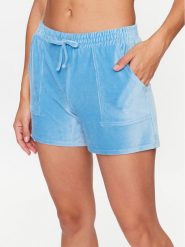 Hunkemöller Szorty piżamowe 203213 Niebieski Comfortable Fit. Niebieskie piżamy Hunkemöller, xxl, bez wzorów, z syntetyku, bez kołnierzyka, bez ramiączek. Za 89.99 zł.