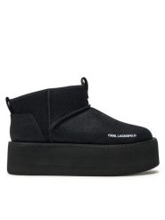 KARL LAGERFELD Botki KL48522S Czarny. Czarne botki KARL LAGERFELD, bez wzorów, z materiału, bez obcasa, na płaskiej podeszwie, bez zapięcia. Za 459.99 zł.