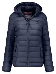 ANAPURNA Kurtka pikowana "Akitalana Hood" w kolorze granatowym rozmiar: XL. Niebieskie kurtki ANAPURNA, xl, bez wzorów, bez kaptura. Za 130.81 zł.