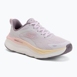 Buty do biegania damskie SKECHERS Max Run Pacewave. Fioletowe buty do biegania Skechers, bez wzorów, bez zapięcia, do biegania, skechers sport. Za 409.99 zł.