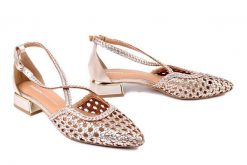 GIOSEPPO 75560 Brillion platinum, czółenka damskie. Żółte czółenka Gioseppo, na lato, bez wzorów, z gumy, bez obcasa, na obcasie, bez zapięcia. Za 404.90 zł.