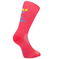 Skarpetki do biegania damskie Sporcks Girls Can Do. Czerwone skarpetki SPORCKS, bez wzorów, z materiału. Za 154.00 zł.