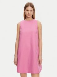 Weekend Max Mara Sukienka codzienna Racer 2515221102 Różowy Regular Fit. Czerwone sukienki Weekend Max Mara, na co dzień, bez wzorów, z bawełny, bez kołnierzyka, bez ramiączek, proste. Za 1,279.00 zł.