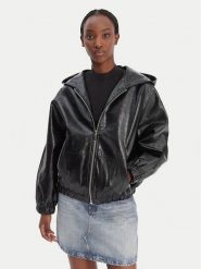 MICHAEL Michael Kors Kurtka z imitacji skóry MR620K5DTW Czarny Regular Fit. Czarne kurtki MICHAEL Michael Kors, xl, bez wzorów, ze skóry, bez kaptura. Za 1,299.00 zł.