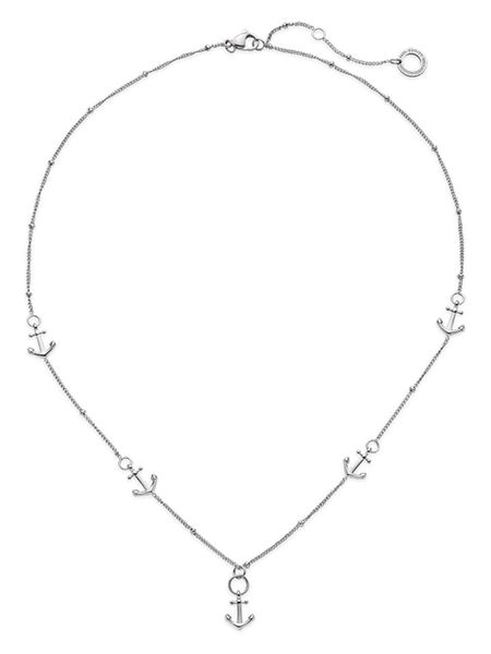 Paul Hewitt Naszyjnik z zawieszką - dł. 45 cm rozmiar: onesize. Szare naszyjniki paul hewitt, z materiału, ze stali. Za 196.24 zł.