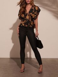 LA Angels Bluzka w kolorze jasnobrązowym rozmiar: XL. Brązowe bluzki LA Angels, xl, bez wzorów, bez kołnierzyka, bez ramiączek. Za 130.99 zł.