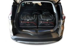 Torby Do Bagażnika Renault Espace 2014-2021 5Szt Kjust. Czarne torby podróżne KJUST, bez wzorów, z kauczuku. Za 1,593.00 zł.