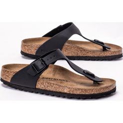 Birkenstock Gizeh BF Japonki damskie czarne. Czarne japonki Birkenstock, bez wzorów, młodzieżowe. Za 319.99 zł.
