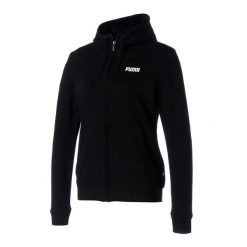 Bluza dresowa damska Puma ESS FZ. Czarne bluzy Puma, na zimę, s, bez wzorów, z dresówki, bez kaptura. Za 151.99 zł.