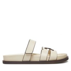Klapki Tory Burch. Klapki Tory Burch, bez wzorów, sportowe, bez obcasa, bez zapięcia. Za 1,569.00 zł.