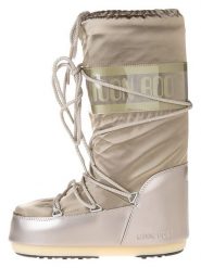 Moon Boot Kozaki zimowe "Icon Glance" w kolorze złotym rozmiar: 39-41. Żółte kozaki Moon Boot, na zimę, bez wzorów, eleganckie, bez obcasa, bez zapięcia. Za 649.45 zł.