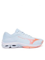 Mizuno Buty halowe Wave Lightning Pro V1GC2660 Niebieski jasny. Niebieskie buty treningowe Mizuno, bez wzorów, z materiału, bez zapięcia. Za 539.99 zł.