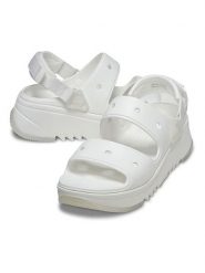 Crocs Sandały "Classic Hiker Xscape" w kolorze białym rozmiar: 41/42. Białe sandały Crocs, bez wzorów, klasyczne, z otwartym noskiem, bez obcasa, bez zapięcia. Za 134.53 zł.